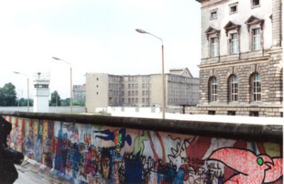 The Berlin Wall at Wilhelmstrasse