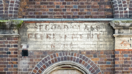 Ghost sign at Chester railway station, 30/6/14