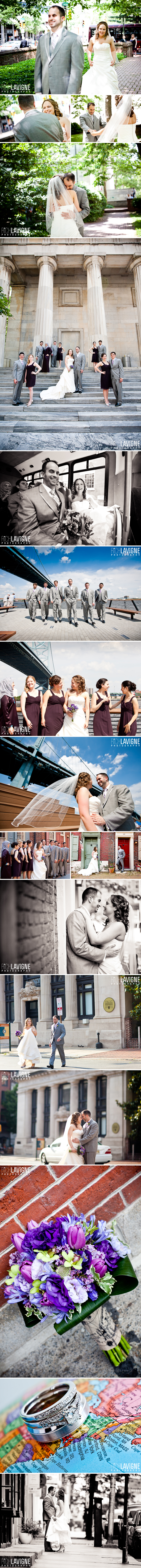 Race Street pier wedding photos