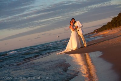 Bride and groom, trash the dress, curtain call, portrait, beach, southwest michigan, Saint Joseph