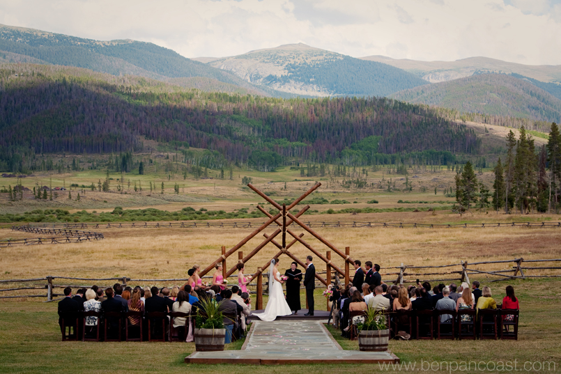 Devils Thumb Ranch Resort, Wedding ceremony, ceremony location, destination wedding, Colorado