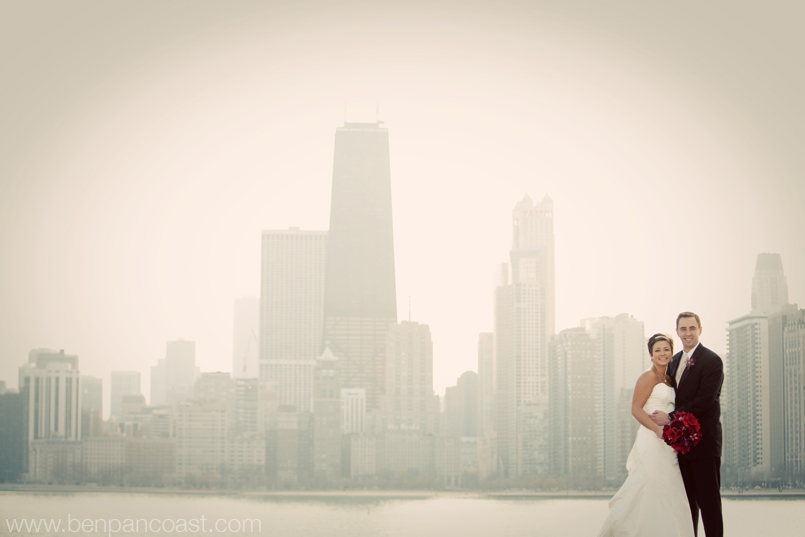 Chicago Wedding, Chicago Skyline, wedding pictures, wedding portrait, 