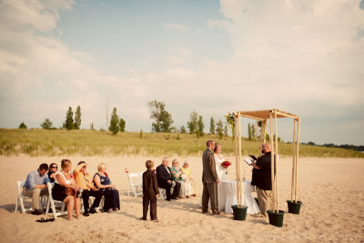 A Beach Wedding In Saint Joseph Michigan