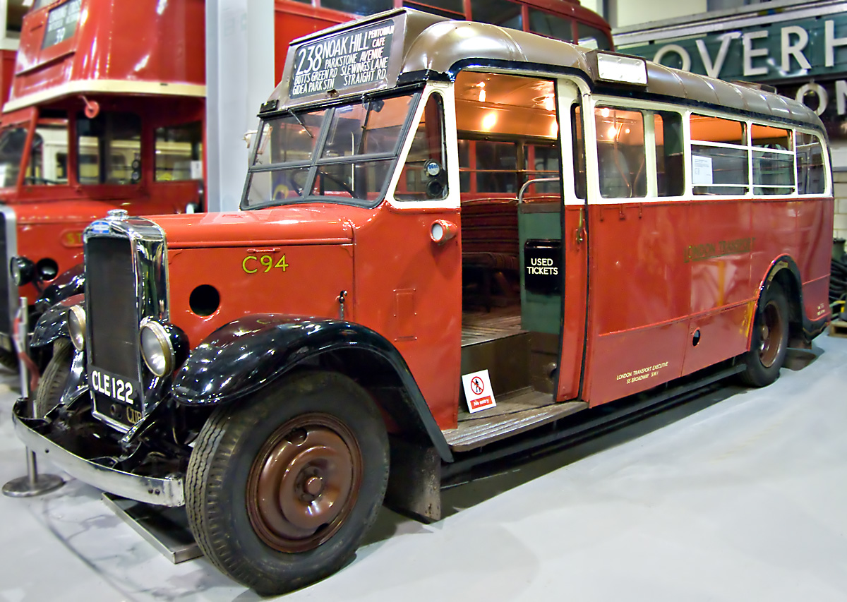 Old bus in museum