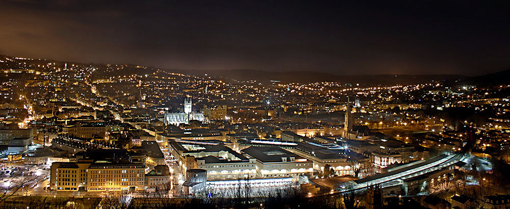 Bath city at night, first HDR for C&C