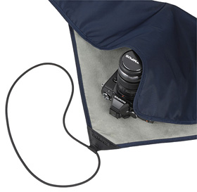 View of camera wrapped in Wrapping Cloth