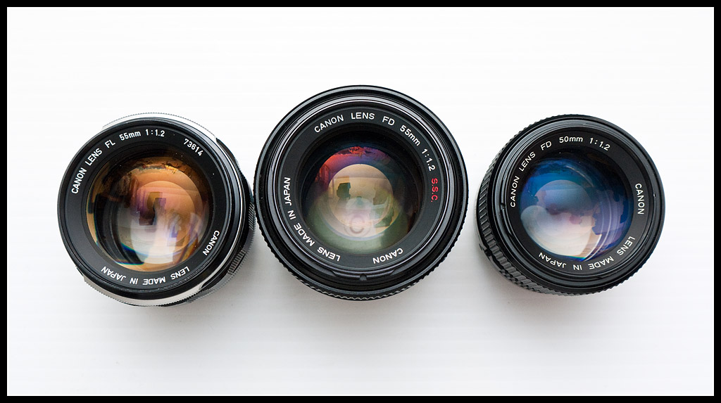 Lens Bubbles: Canon FD 55mm f1.2 S.S.C - First Outing
