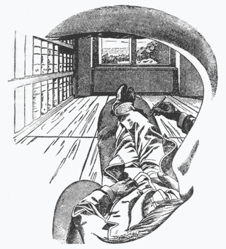 Self-portrait without a head by Ernst Mach