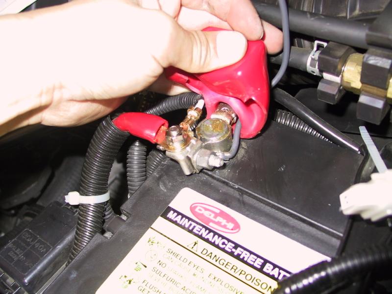 Replace positive battery cable honda odyssey #1