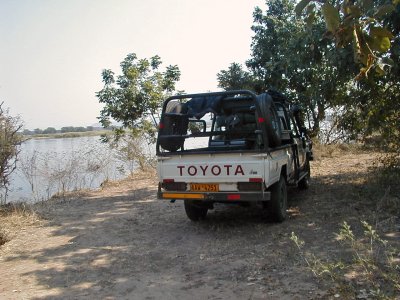 Parked in the Shade by the Zambezi