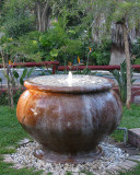 Fountain at guesthouse