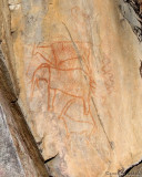 Bushman rock painting