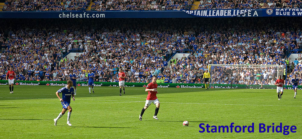 Stamford Bridge Stadium. tour of Stamford Bridge,