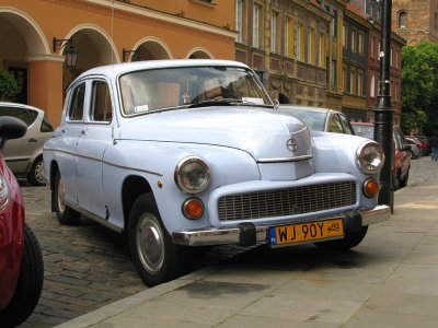 but the car started off as a Russianmade GAZM20 Pobeda meaning